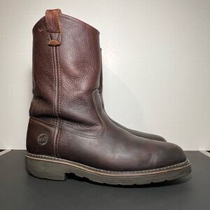 Mens DOUBLE H 10” AG7 Ranch Wellington Leather Boots / Size 12 Narrow